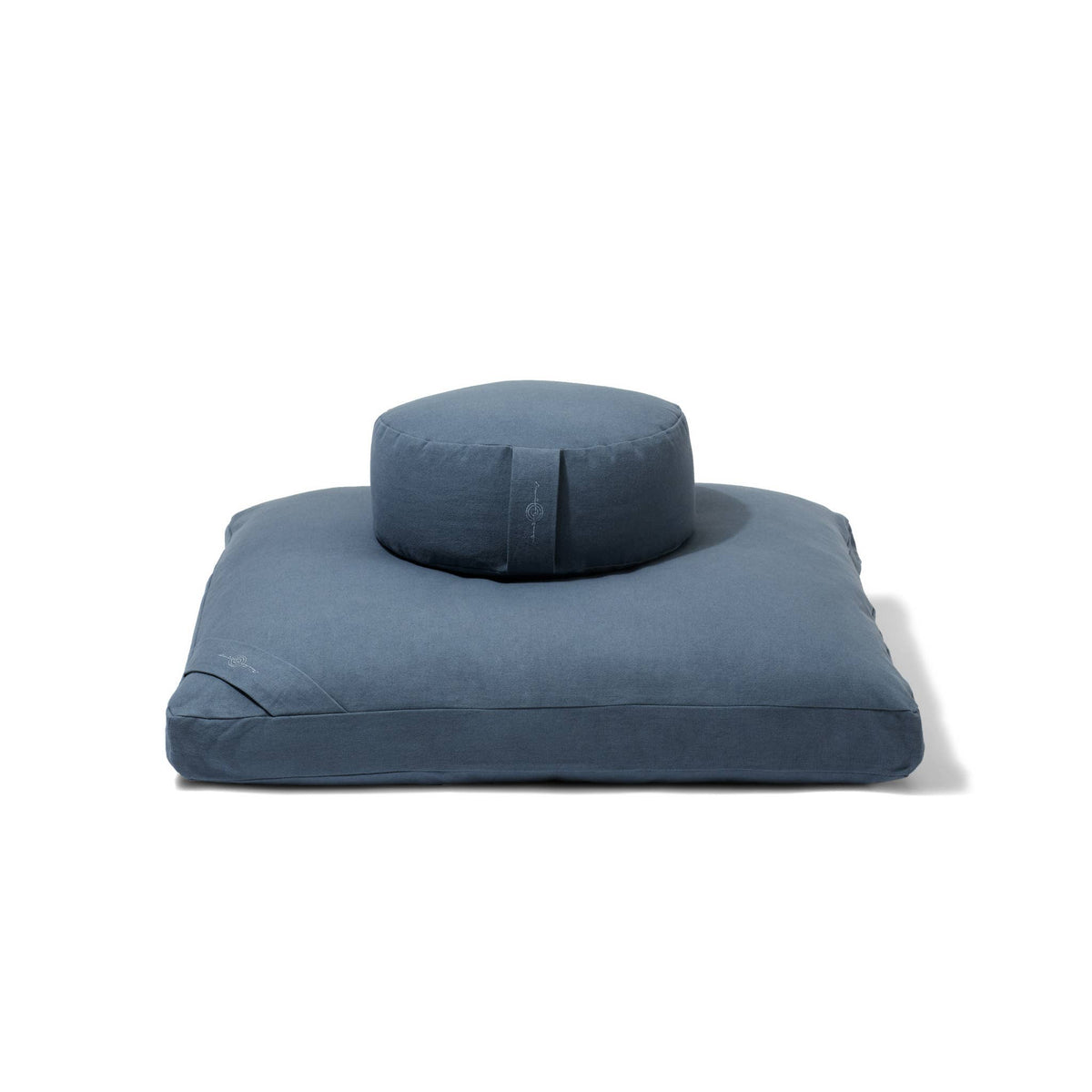 Organic Meditation Cushion Set - teal