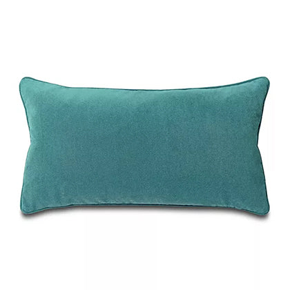 Inside Out Velvet Lumbar - Aqua