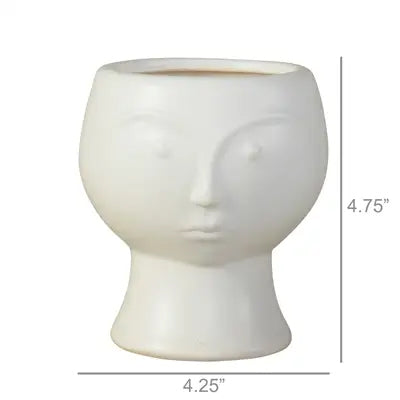 Rory Ceramic Face Vase
