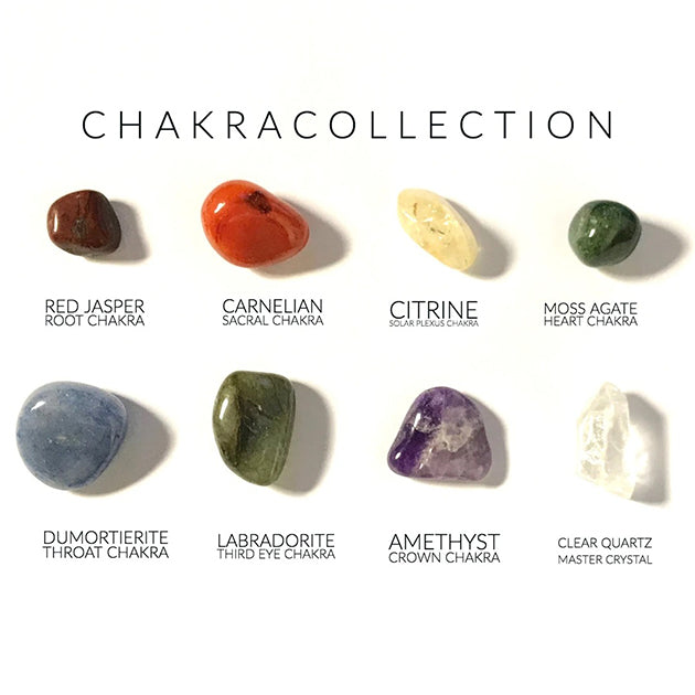 Chakra Stone Collection - Rox Box - 8 pack - crystal kit set