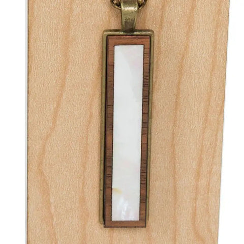 Mother of Pearl Narrow Pendant