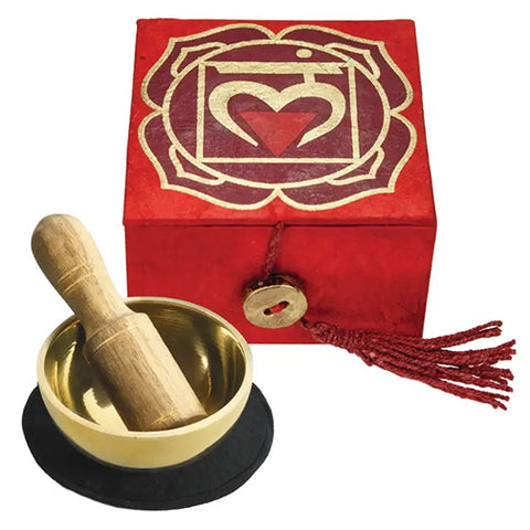 2" Root Chakra Meditation Bowl Box