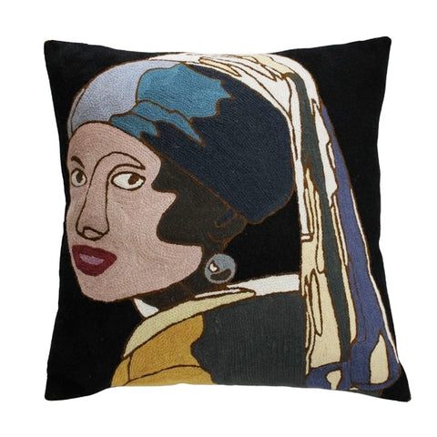 One Pearl Earring Pillow Cover 18"